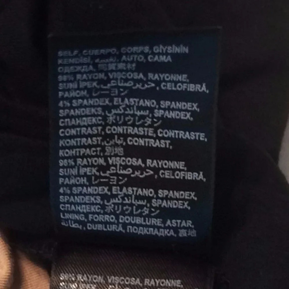 Bebe Black and Beige Tan ZigZag ColorBlock Dress M - Picture 4 of 6